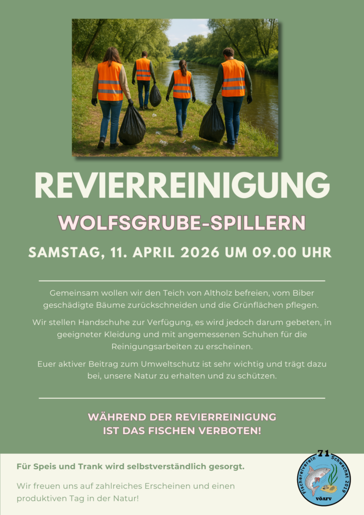 Revierreinigung 11.04.2026