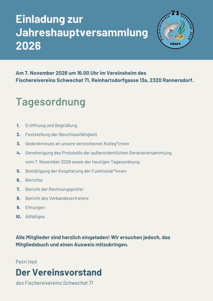 Jahreshauptversammlung